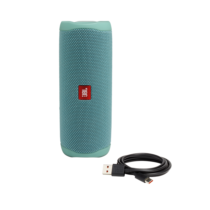 JBL Flip 5 - Teal - Portable Waterproof Speaker - Detailshot 1 image number null